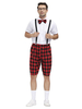 Faschingskostüm-Nerd Kostüme Schuluniform Men 2-teiliges Set