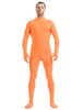 Faschingskostüm Orange Lycra Spandex Zentai-Anzug für Männer