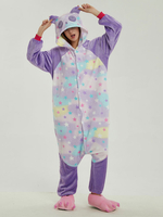 Faschingskostüm Panda Onesie Pajamas 2021 Kigurumi Flannel Stars Unisex Erwachsene Overalls Karneval Kostüm Karneval Kostüm