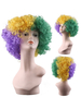 Faschingskostüm Perücke Wild Curl Up Afro American Mardi Gras Perücke