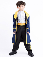 Faschingskostüm Prinz Kostüm Halloween Kinder Top Hose Cummerbund Jacke Outfit Karneval Kostüm Karneval Kostüm