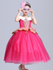 Faschingskostüm Prinzessin Aurora Kostüm Karneval Kinder Cosplay Kleid Dornröschen Disney Rose Kleine Mädchen Kleider Karneval Kostüm Karneval Kostüm