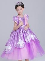 Faschingskostüm Prinzessin Sophia Cosplay Kostüm Disney Karneval Purple Little Girl Kleider Karneval Kostüm Karneval Kostüm