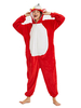 Faschingskostüm Pyjamas Kigurumi Onesie Cartoon Charakter Erwachsenen Flanell Front Zipper Jumpsuit Karneval Kostüm