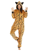 Faschingskostüm Pyjamas Kigurumi Onesie Leopard Flanell Overall Kigurumi Kostüme Karneval Kostüm