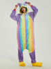 Faschingskostüm Regenbogen Panda Pajamas 2021 Kigurumi Onesie Flannel Unisex Erwachsene Overalls Karneval Kostüm Karneval Kostüm