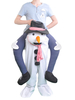 Faschingskostüm Reiten auf Kostüm Karneval Unisex White Schneemann Funny Plain Woolen Aufblasbare Anzug Karneval Kostüm