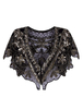 Faschingskostüm Retro Damen Wickeln 2021 Flapper 1920s Great Gatsby Paillettes Schal Kap Karneval Kostüm Karneval Kostüm