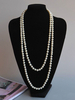Faschingskostüm Retro geschichtete Halskette 1920er Jahre Mode Great Gatsby Flapper Pearl Neklace Karneval Kostüm