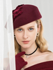 Faschingskostüm Retro Wollmütze Frauen Vintage Filzmütze Royal Hair Accessories Karneval Kostüm Karneval Kostüm