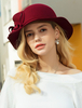 Faschingskostüm Retro Wollmütze Frauen Vintage Filzmütze Royal Hair Accessories Karneval Kostüm Karneval Kostüm