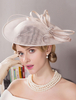 Faschingskostüm Royal Vintage Hut Champagne Leinen Kopfschmuck Frauen Bögen Retro Kostüm Zubehör Karneval Kostüm