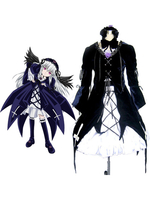 Faschingskostüm Rozen Maiden Suigintou Karneval Cosplay Kostüm Karneval Kostüm