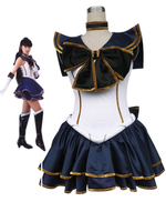 Faschingskostüm Sailor Moon Sailor Pluto Karneval Cosplay Kostüme Baumwolle Polyester Meiou Setsuna Karneval Kostüm