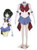 Faschingskostüm Sailor Moon Sailor Saturn Karneval Kostüm mit bowknot Tomoe Hotaru Karneval Karneval Kostüm Karneval Kostüm