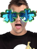 Faschingskostüm Saint Patrick Day Kostüm Green Glasses Erwachsene Kunststoff Karneval Zubehör Karneval Kostüm