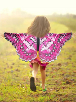 Faschingskostüm Schmetterlingsflügel Kostüm Cape Kids Unisex Karneval Kostüm Cosplay Zubehör