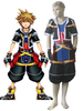 Faschingskostüm Schwarz rot weiß blau gelbes Cosplay-Kinderkostüm Kingdom Hearts 2