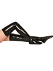 Faschingskostüm Schwarz Sexy PVC Strümpfe