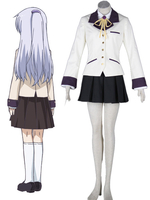 Faschingskostüm Süße Cosplay Kostüme von Angel Beats! Kanade Tachibana Karneval Kostüm