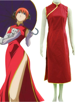 Faschingskostüm süßes Cosplay Kostüm von Gintama Kagura Karneval Kostüm