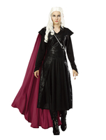 Faschingskostüm Set Polyester mit Farbblock in Schwarz