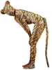 Faschingskostüm Unisex Tiger Zentai aus Elastan