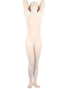 Faschingskostüm Unisex weißes Bodysuit