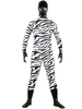 Faschingskostüm Unisex Zebra Zentai aus Elastan