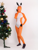 Faschingskostüm Unisex Zentai aus Elastan in Orange