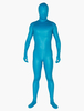 Faschingskostüm Unisex Zentai Overall in Blau