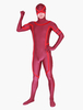 Faschingskostüm Unisex Zentai Overall in Dunkelrot