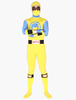 Faschingskostüm Unisex Zentai Overall mit Farbblock