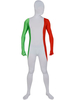 Faschingskostüm Unisex Zentai Suit aus Lycra Spandex mit Nationalflagge Motiv
