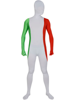 Faschingskostüm Unisex Zentai Suit aus Lycra Spandex mit Nationalflagge Motiv