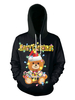 Faschingskostüm Weihnachtspullover Ugly Christmas Sweater Sweater Karneval Unisex Hoodie Print Weihnachtsmuster Karneval Kostüm