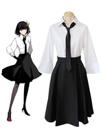 Faschingskostüm Yosano Akiko Cosplay Kostüm Bungo Streunende Hunde Japanische Anime Cosplay Set Karneval Kostüm