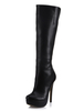 Fashion Damen Stiefel 2021 aus mit Stilettos und Reißverschluss
