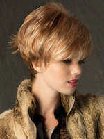 Fashion Kurzhaarperücke aus Synthetik-Haar in Golden