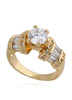 Fashion Ring in Golden