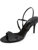 Fashion Sandaletten aus PU in Schwarz