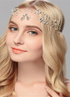 Feine Strass Kopfschmuck in Weiß