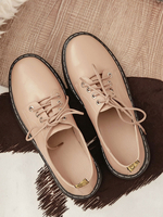 Flache Damen Oxfords Academic Round Toe Schnürschuhe