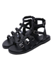 Flache Gladiator Sandalen Strandsandalen Damenschuhe