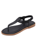 Flache Sandalen für Frauen Flache Leder Casual Thong Damen Flats