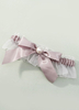 Fleisch Braut Strumpfband Organza Perlen Satin Hochzeit Strumpfband mit Schleife