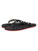 Flip Flops für Frau Casual Artwork Pattern Atmungsaktive Rindsleder Upper Round Toe Casual Slipper