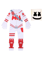 Fortnite Battle Royale Marshmellow Jumpsuit Cosplay Kostüme Halloween