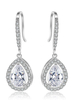 für Erwachsenen Hochzeits-Ohrringe Piercing Ohrringe Ohrstecker Cubic Zirkonia und Damen Metall Drops Design