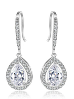 für Erwachsenen Hochzeits-Ohrringe Piercing Ohrringe Ohrstecker Cubic Zirkonia und Damen Metall Drops Design